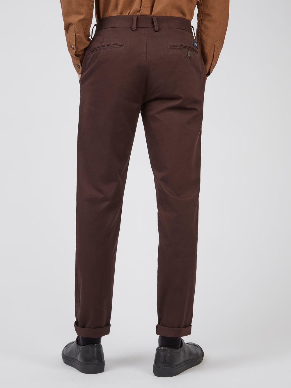 Pantalon Ben Sherman Signature Slim Stretch Chino Rouge | HPH-16149774